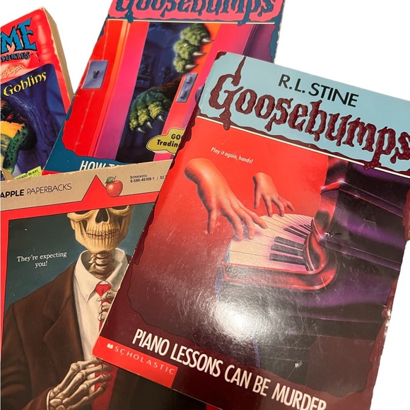 Lots of 5 scary paperback books Goosebumps & more - Picture 2 of 3